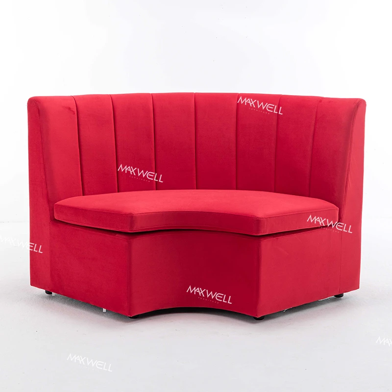 Simple Design Velvet Upholstered Modular Marriage Sofa